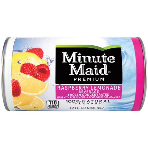 Minute Maid Frozen Beverage Concentrate Raspberry Lemonade 12 Fl Oz