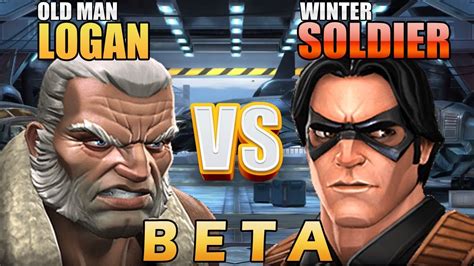 Old Man Logan Beta Vs Rol Winter Soldier Marvel Contest Of Champions