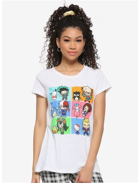 My Hero Academia X Hello Kitty And Friends Girls Hero Duos T Shirt Hot Topic