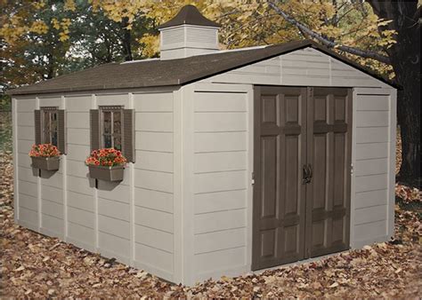 Plastic sheds and resin sheds are a popular option for outdoor storage, because they're easy to assemble and do not require much cleaning. Storage Sheds and Storage Buildings - Free Shipping