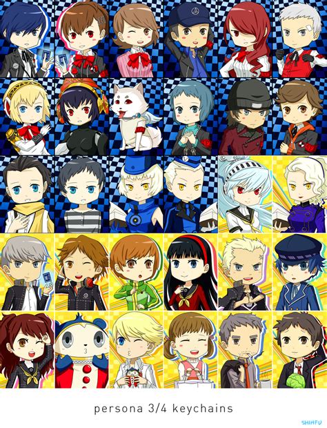 These Chibi Versions Of The P3 And P4 Characters Are So So Cute