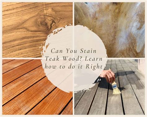 Can You Stain Teak Wood Learn How To Do It Right