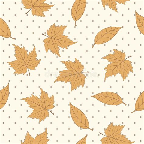 Golden Autumn Leaves Stock Vector Illustration Of Brown 48102922