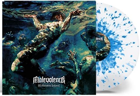 Malevolence Malicious Intent Lp Clear With Blue Splatter Vinyl