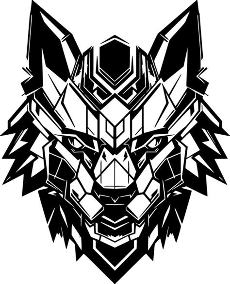 Premium Vector Wolf Minimalist And Flat Logo Vector Illustration