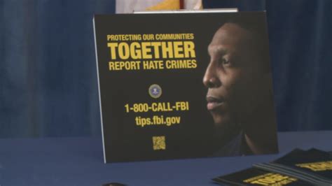 Fbi Launches Campaign Encouraging Reporting Of Hate Crimes