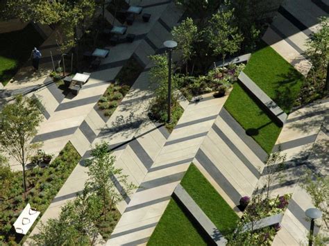 Landscape Architecture Modern Park Design Apple Pirates