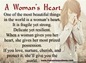 Awesome Quotes: A Woman’s Heart.