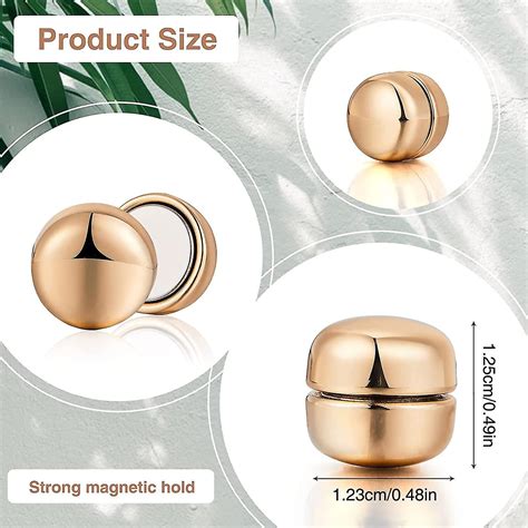 8 Pairs Premium Strong Hijab Magnetic Pins No Snag Multi Use Hijab Magnets Professional