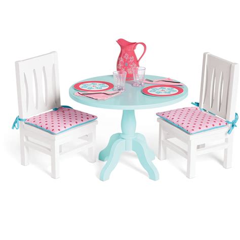 Table And Chairs Set For Dolls Table Chair Sets American Girl Doll