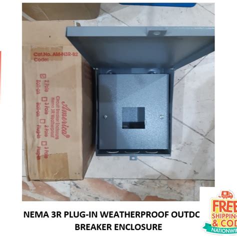 On my new home i have an eletrical box on each corner of the home that is prewired, but does not have outlets on them. CIRCUIT BREAKER BOX ENCLOSURE PLUG-IN WEATHERPROOF OUTDOOR ...