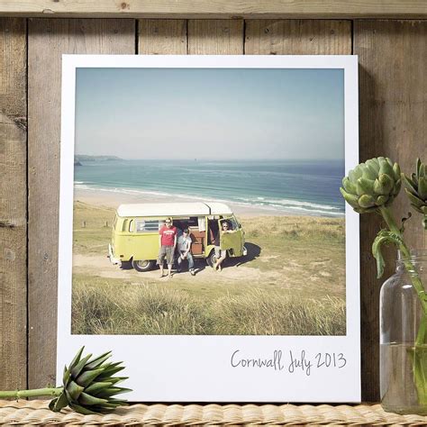 Personalised Giant Retro Style Photo Canvas By The Drifting Bear Co