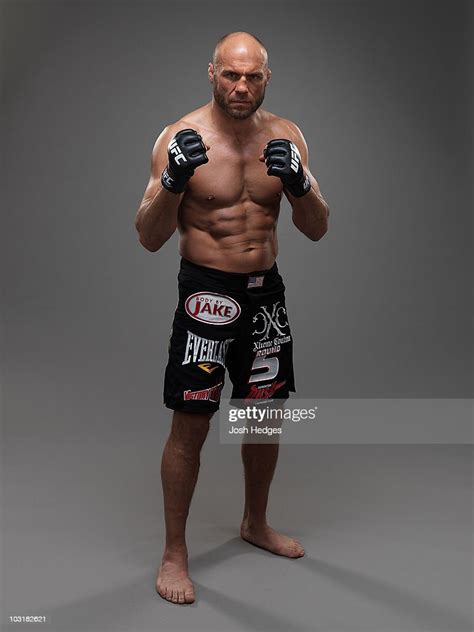 Ufc Hall Of Famer Randy The Natural Couture Poses During A Portrait