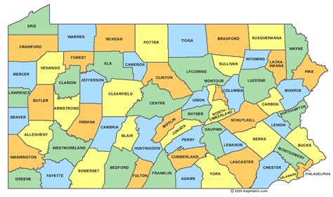 2016 Pa County Interactive Map