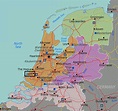 Paises Bajos Mapa - ⊛ Mapa de Países Bajos | Político & Físico ...