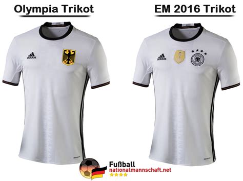 Hier ist das neue trikot von deutschland für die fifa weltmeisterschaft 2018. DOSB: Olympia Fußball Trikots ohne DFB Emblem