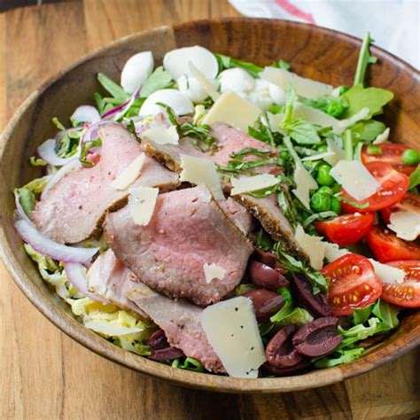 Hot Roast Beef To Serve With Salad Dinan Guried