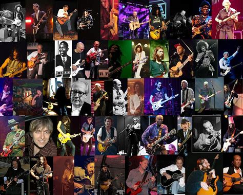 Collage Of The Greatest Guitarists Of All Time Rock Guitarist Best