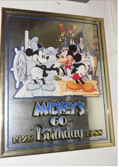 Kates Disney Closet 1986 Mickey Mouse 60th Birthday Mirror