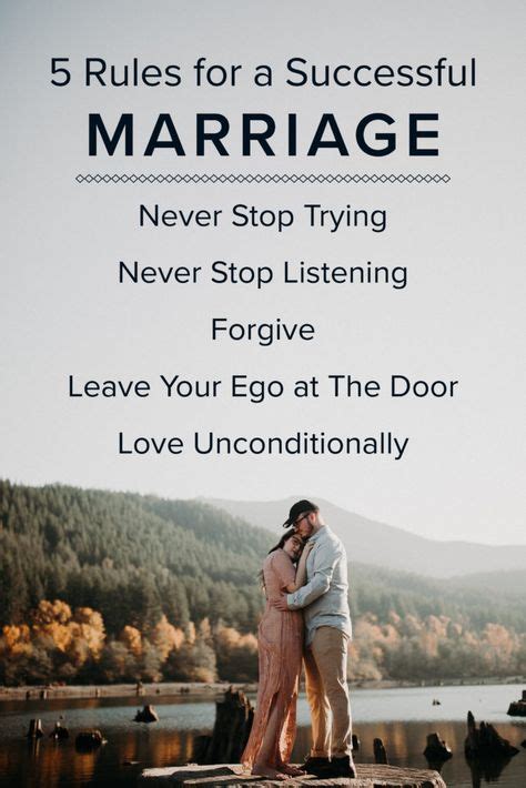 Rules For A Successful Marriage Advice For Your First Year Of Marriage Successful Marriage