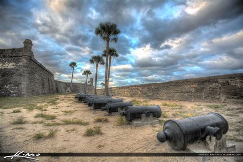 Cannons Castillo De San Marcos Fort St Augustine Florida