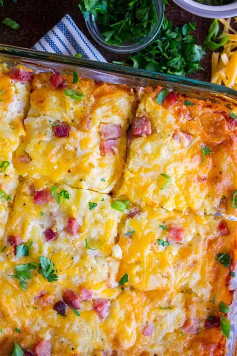 Overnight Egg And Hash Brown Casserole Recipe Cheesy Hashbrown