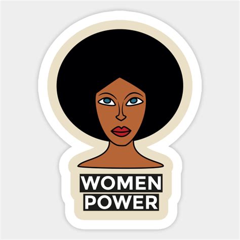Women Power Black Power Classic Sticker Teepublic