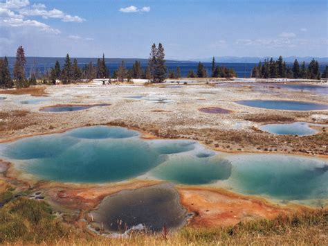 The Southeast Yellowstone National Park Wyoming West Thumb Geyser