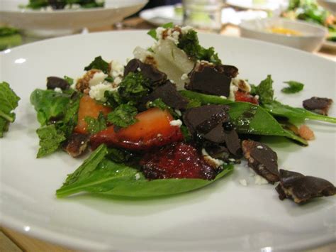 Simplifying Lifeone Menu At A Time Salad With Chocolate Balsamic