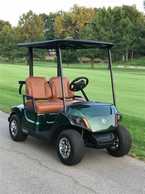 Accessories include a windshield, a top, windshield wipers, lights, a safety bar, and a horn. Custom Golf Cart Gallery | TNT Golf Car & Equipment