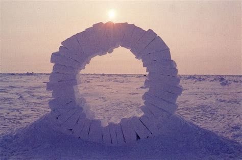 Andy Goldsworthy S Four Massive Ice Sculptures At The North Pole Andy Goldsworthy Ice