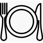 Plate Icon Dinner Restaurant Transparent Clipart Messenger