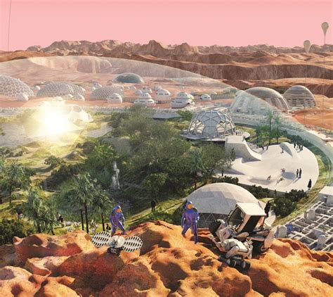 Humans Living On Mars Space Architecture Designed To Be A Home To The