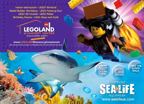 Legoland Discovery Center And Sea Life Grapevine Aquarium Holiday