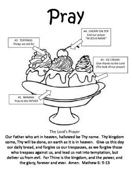 We have worksheets for holidays, seasons, animals and lots of worksheets for learning the alphabet, numbers, colors, shapes and much more! Teaching Children The Lord's Prayer by Building a Banana Split by Labor of Love