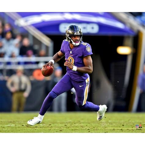 Lamar Jackson Baltimore Ravens Fanatics Authentic Unsigned Purple