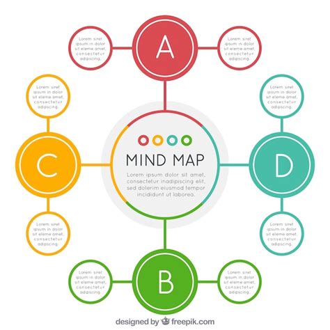 Plantilla De Diagrama Con Círculos Coloridos Descargar Vectores Gratis