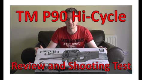 Tokyo Marui P90 Hi Cycle Review And Shooting Test Youtube
