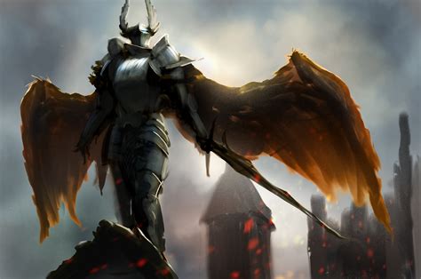 Sky Demon Shadow Knight Light Edition By Conorburkeart On Deviantart
