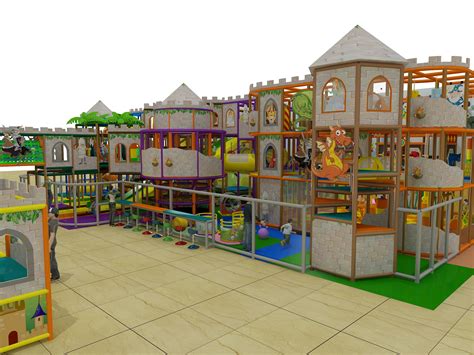 3 Level Castle Themed Indoor Playground Indoor Playgrounds International