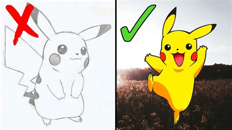 Como Desenhar O Pikachu Mesmo Sendo Iniciante Tutorial Passo A Passo