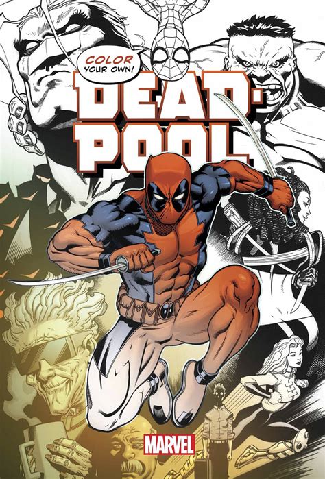 Kniha Deadpool omalovánky Fantasyobchod.cz