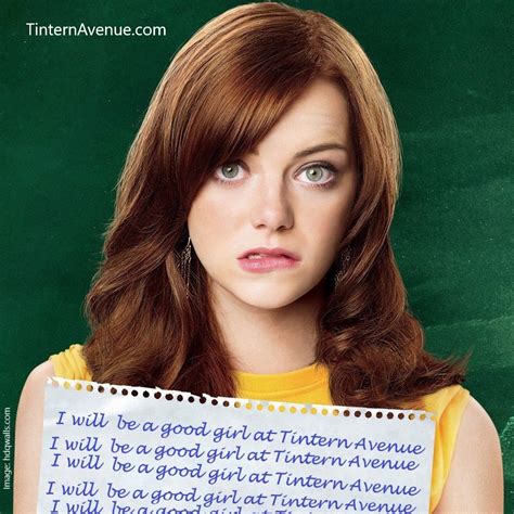 Tinternavenuedotcom Emma Stone I Cant Get Tintern Avenue Tintern Avenue New