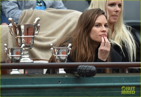 Hilary Swank Goes Without Engagement Ring At French Open Photo 3674297