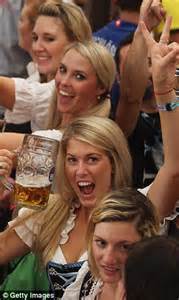 oktoberfest 2011 beer flows freely as ultimate drinking festival gets underway daily mail online