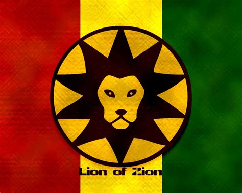 Sons Of Zion Rasta Art Lion Stencil Art