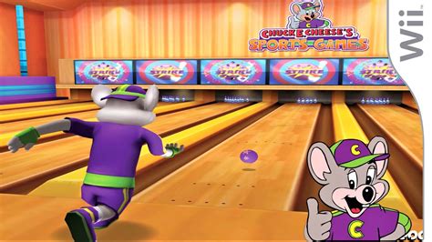 Chuck E Cheese S Sports Games Bowling Game 4k Wii Dolphin Emulator Youtube