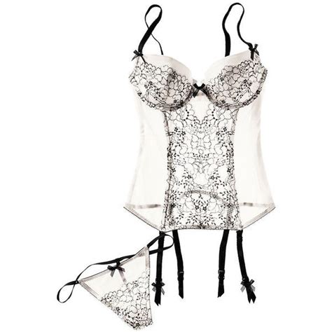 Victorias Secret Lace Bustier Lingerie 1065 Egp Liked On Polyvore Featuring Intimates