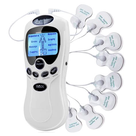 Pulse Tens Acupuncture Electric Body Massage 8 Models Digital Therapy Machine 4pads Electrical