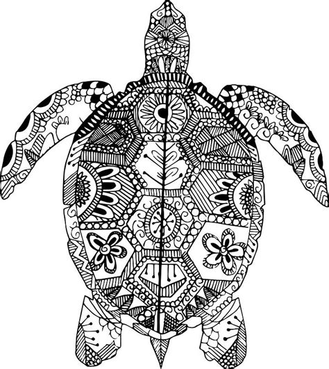 Turtle Zentangle Sticker By Emily Hoehenrieder Turtle Art Turtle